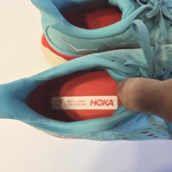 NWOT Ladies Hoka One One Clifton 8 In Aquareelle Sneakers - Picture 7 of 10